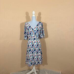 Gibson x Latimer Floral Wrap Dress Size XL